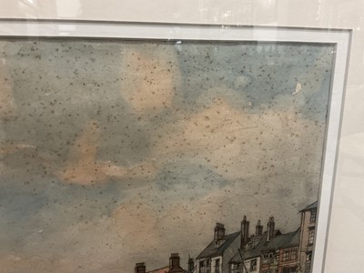 Lot 1073 - Frederick W Baldwin (1899-1984), pencil and watercolour - South Green, Southwold, 28 x 40cm