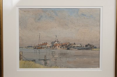 Lot 1076 - Frederick W Baldwin (1899-1984), pencil and watercolour - Walberswick, 28 x 40cm