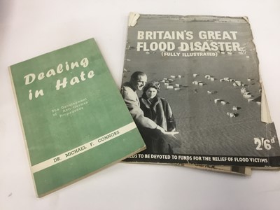 Lot 1796 - Britain's Great Flood Disaster by Hank Janson, together with Dr. Michael F. Connors - Dealing in Hate