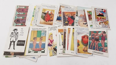 Lot 1538 - Postcards selection including Comic, Bamforth, Tom B, Seaside humour etc. (75)