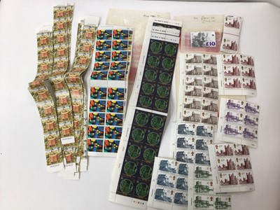 Lot 1529 - Stamps GB mint u/m selection including blocks of 6 x £5.00 values, £10.00 and commemorative and definitive issues face £320 +