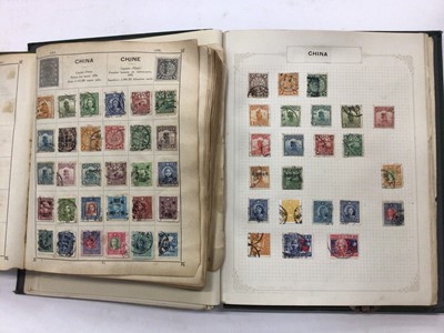 Lot 1542 - Stamps World selection in albums stockbook, exercise books etc. including GVI mint blocks, sheets/part sheets, China, Japan etc. (qty)