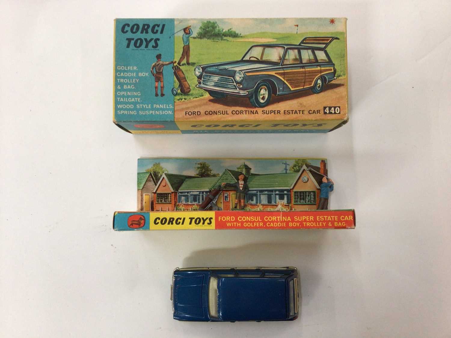 Lot 1871 - Corgi Ford Consul Cortina Super Estate car No. 440, boxed