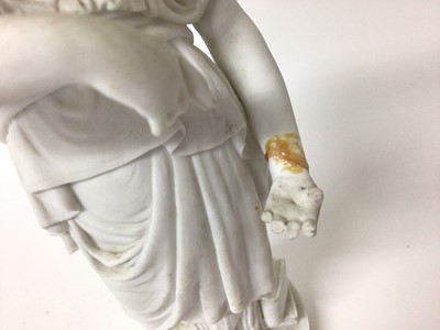 Lot 188 - Rare late 18th/early 19th century French biscuit porcelain figure of Uranie