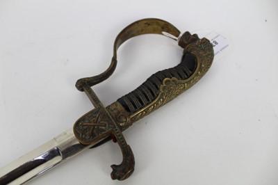 Lot 879 - First World War Imperial German sword, with Lions head pommel