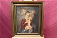 Lot 1098 - Follower of Rubens, early 20th century oil on...