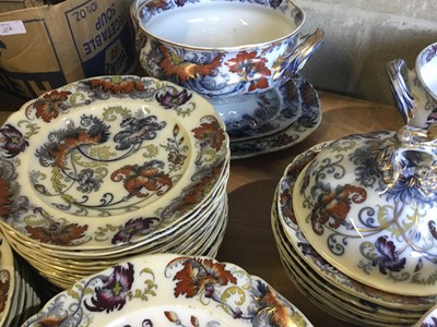 Lot 283 - Lot Victorian china dinnerware