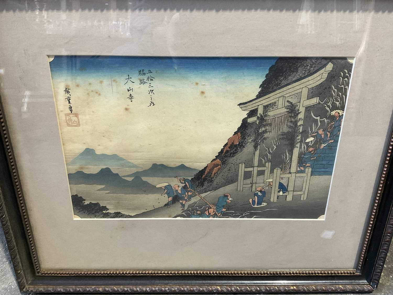 Lot 274 Group of Japanese woodblock prints, in