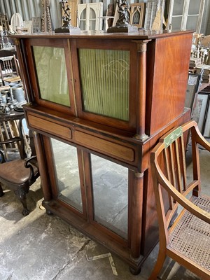 Lot 307 - Regency rosewood and gilt metal mounted chiffonier, partially incomplete (central section missing) 84cm wide