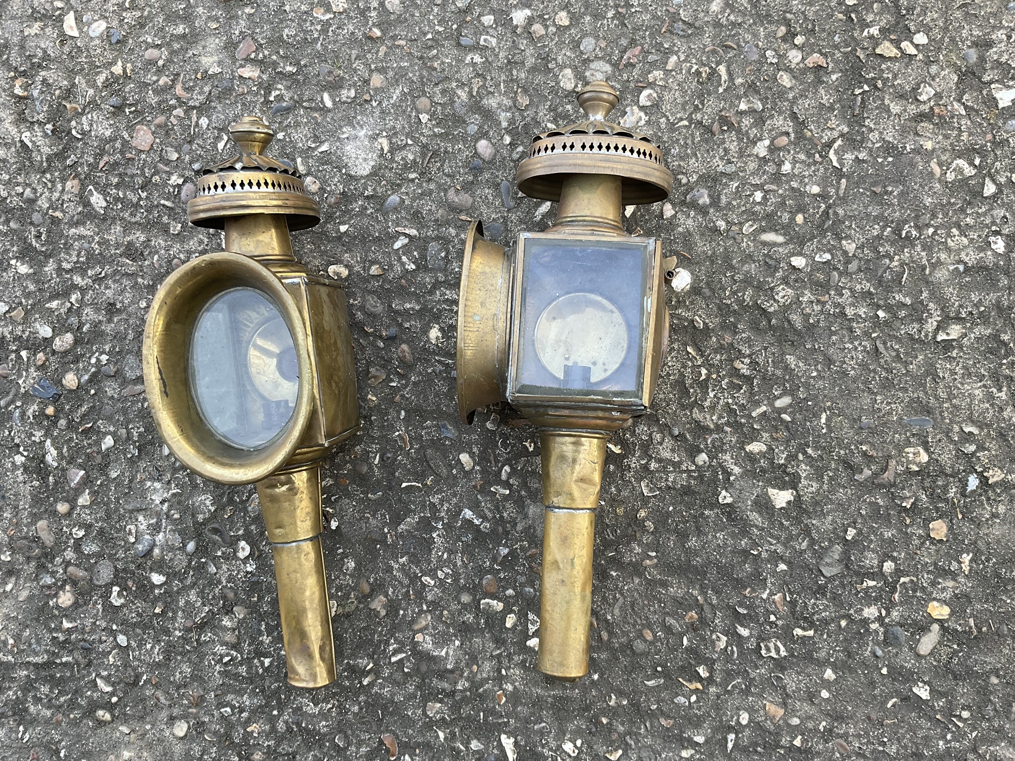 Antique carriage deals lamps for sale