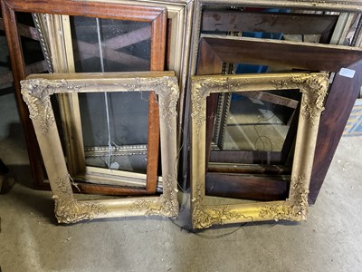 Lot 292 - 19th century gilt frame and lot picture frames