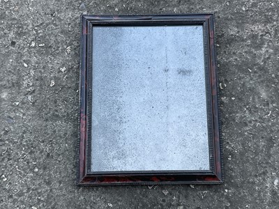 Lot 316 - William and Mary style scarlet tortoiseshell wall mirror