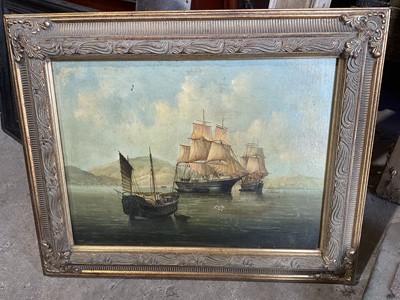 Lot 357 - Group of five decorative pictures