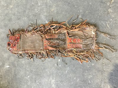 Lot 354 - Antique possibly Native American woven wall hanging approx. 97 cm long