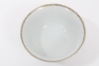 Lot 48 - 18th century Chinese export en grisaille bowl