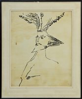 Lot 1112 - *Robert Colquhoun (1914 - 1962), pen and ink...