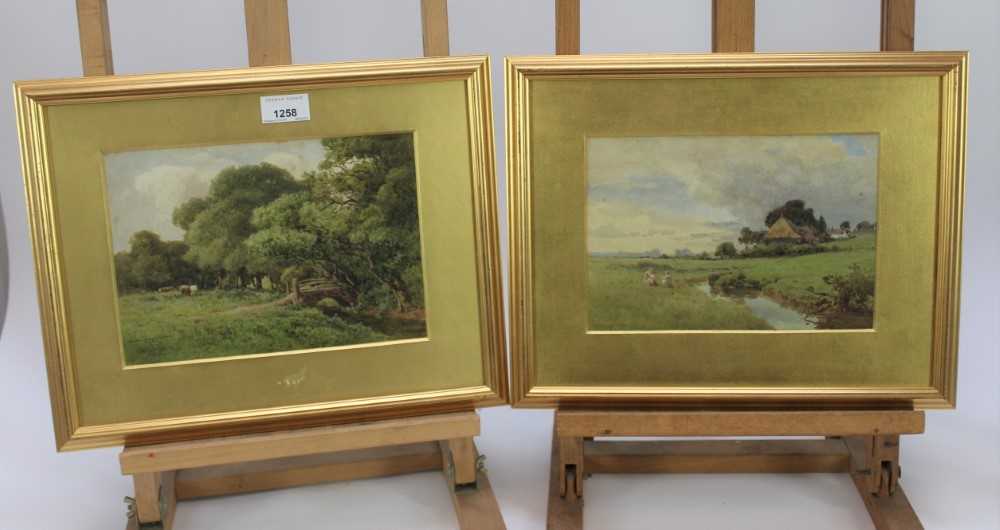 Lot 1258 - Pair of Thomas Pyne watercolours