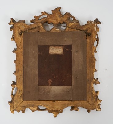 Lot 811 - Early 19th century painting on ivory of Cupid sharpening his arrows, taken from Myth of Danae by Correggio, in a decorative gilt frame, reverse signed Cosway. Painting 9.2cm x 11.0cm, frame 23cm x...