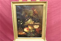 Lot 1121 - Manner of Edward Ladell, oil on canvas - still...