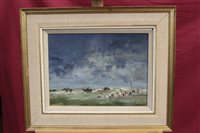 Lot 1127 - John Burman (b. 1936), oil on board - Fakenham...