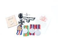 Lot 520 - Group of Second World War medals - comprising...