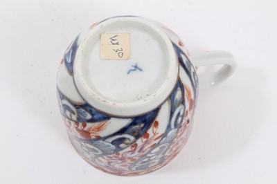 Lot 99 - A Worcester Queen Charlotte pattern coffee cup, circa 1758