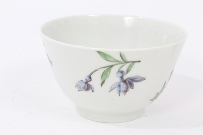 Lot 119 - A Worcester tea bowl  painted in Rogers style, circa 1758