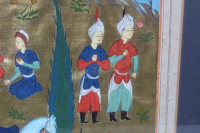Lot 167 - Indo-Persian illuminated manuscript leaf