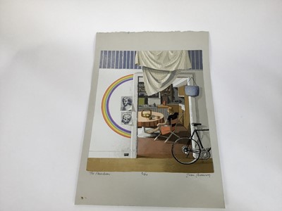 Lot 1202 - Ewan Cameron (b.1962) group of signed prints - 'The White Cat', numbered 18/20, 11.5cm x 10cm, 'The Street', 3/35, 30cm x 23cm, 'The Cart', 7/75, 27 x 21cm, 'The Courtyard', 9/75, 27cm x 21cm, 'Mar...