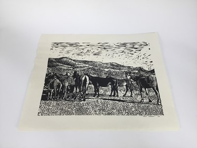 Lot 79 - Ian Hutson (b.1943) group of seventeen prints - twelve with printed signature and the date ‘77