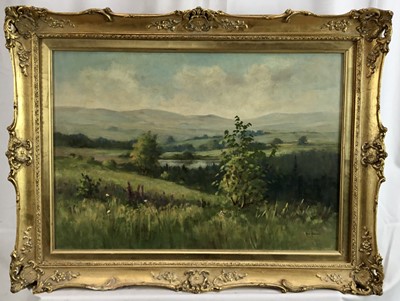 Lot 184 - Jan Sklenar (1909-?) pair of oils on canvas - Czechoslovakian Landscapes, signed, titled verso, in gilt frames
