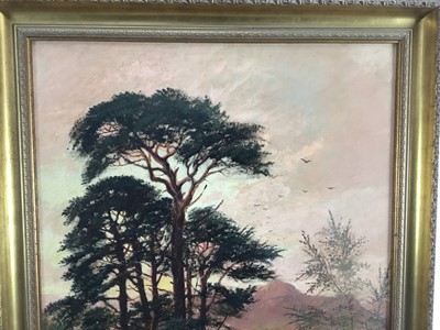 Lot 186 - Joseph Albert Coniston Pettitt, early 20th century, oil on canvas - Coniston Lake, signed, in gilt frame