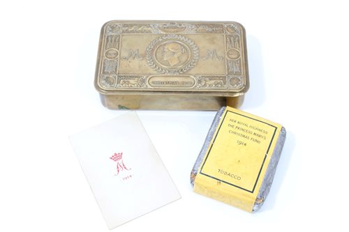 Lot 522 - First World War Princess Mary gift tin with...