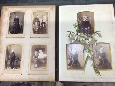 Lot 327 - Victorian photograph album