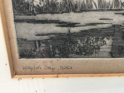 Lot 57 - Freda Marston (1895-1949), pair of pencil signed etchings