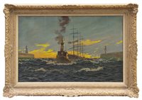 Lot 1164 - *Charles Pears (1873 - 1958), oil on canvas -...