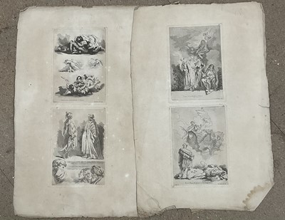 Lot 325 - Abbé de Saint-Non (1730-1792), four original aquatints on two sheets, after the Old Masters