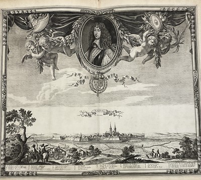 Lot 368 - Sébastien Pontault de Beaulieu (1612-1674), 17th century plan of the City of Marsal en Lorraine