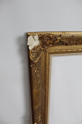 Lot 132 - Pair of gilt picture frames