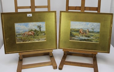 Lot 988 - Pair of Ben Herring watercolours