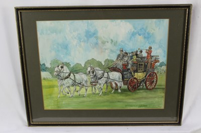 Lot 989 - D. J. Smith set of four watercolours