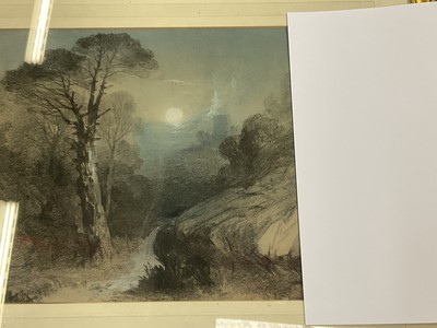 Lot 1285 - Henry Bright pencil and charcoal