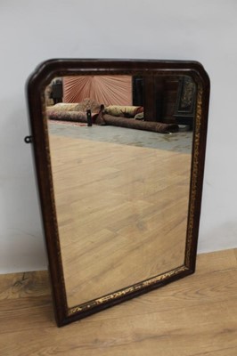 Lot 1508 - George II walnut and gilt wall mirror