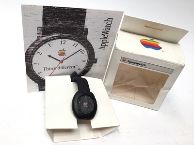 Lot 83 - Vintage Planet Apple 2011.1 Apple Watch, circa 2002, in original box with booklet