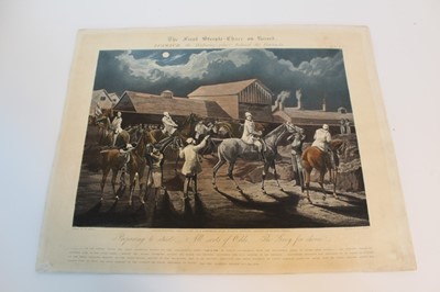 Lot 977 - Henry Alken, set of four early 19th century hand coloured stipple engravings