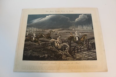 Lot 977 - Henry Alken, set of four early 19th century hand coloured stipple engravings