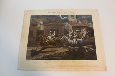 Lot 977 - Henry Alken, set of four early 19th century hand coloured stipple engravings