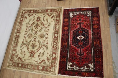 Lot 1527 - Persian style carpet together with a Turkish style carpet