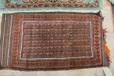 Lot 1536 - Belouche rug together with four other rugs