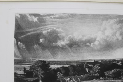 Lot 126 - John Constable (1776-1837) two mezzotints - The Glebe Farm and A Summerland, 21cm x 30cm, mounted